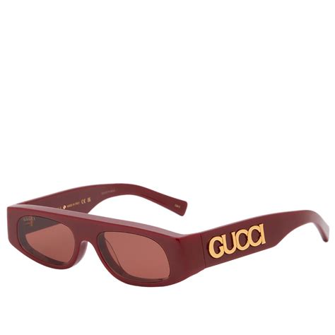 gucci sunglasses burgundy